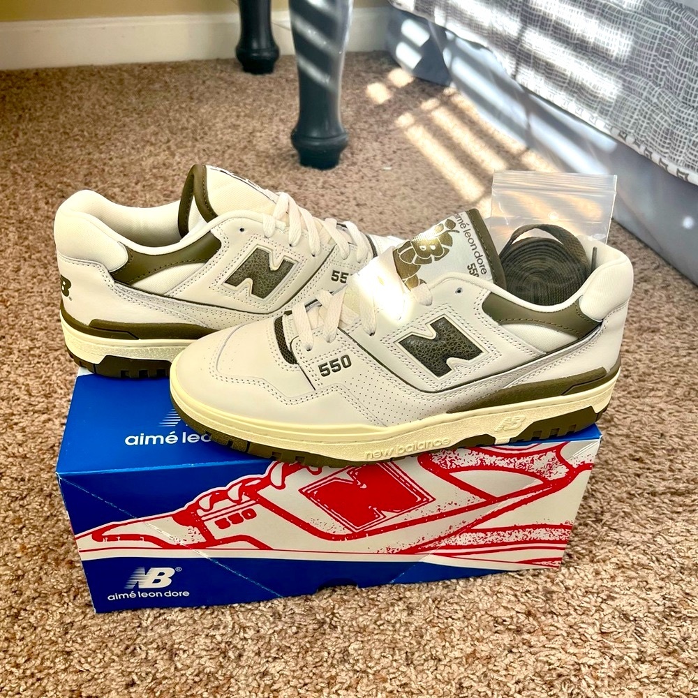Aime Leon Dore x New Balance 550 Olive Men’s 8/Women’s 9.5
